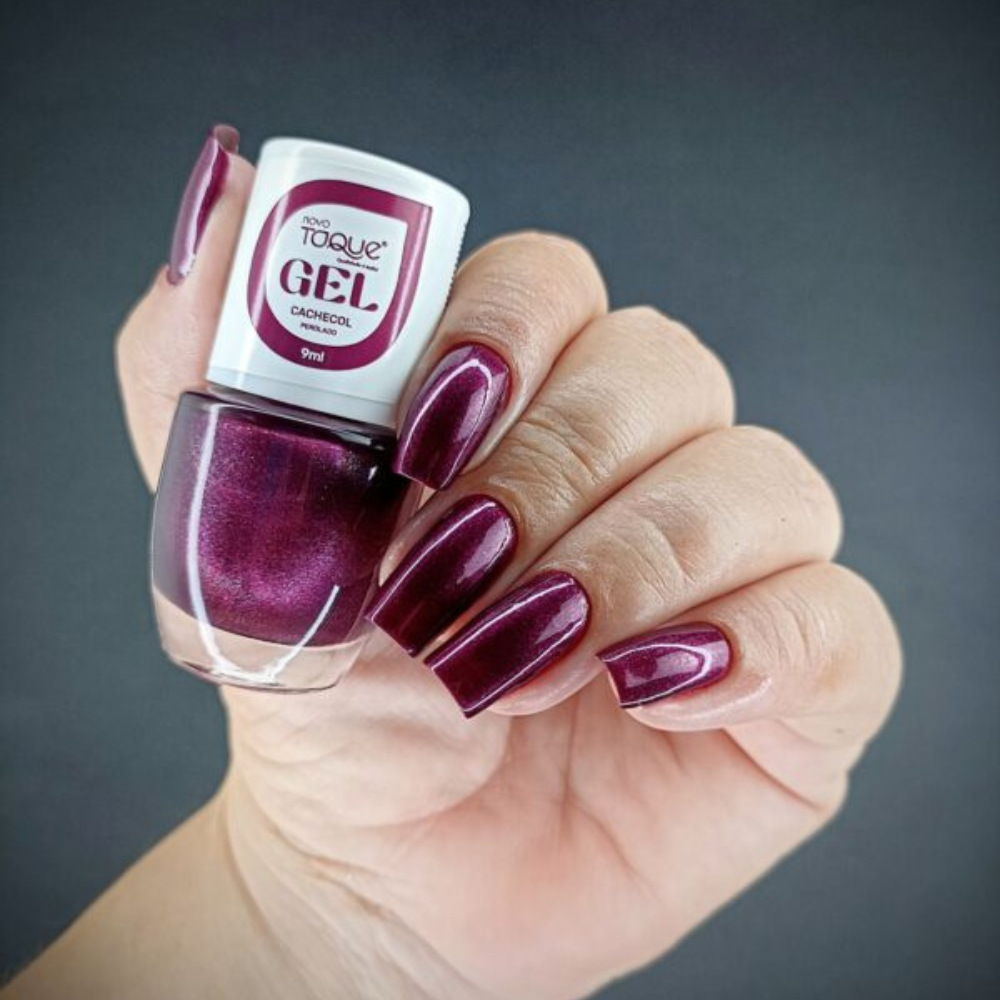 Esmalte Novo Toque Perolado Efeito Gel Cachecol 9ml