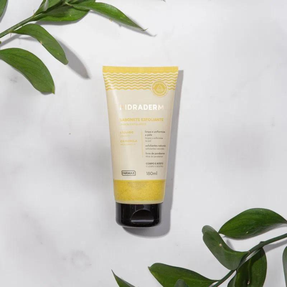 Sabonete Líquido Esfoliante Hidraderm 180ml Camomila