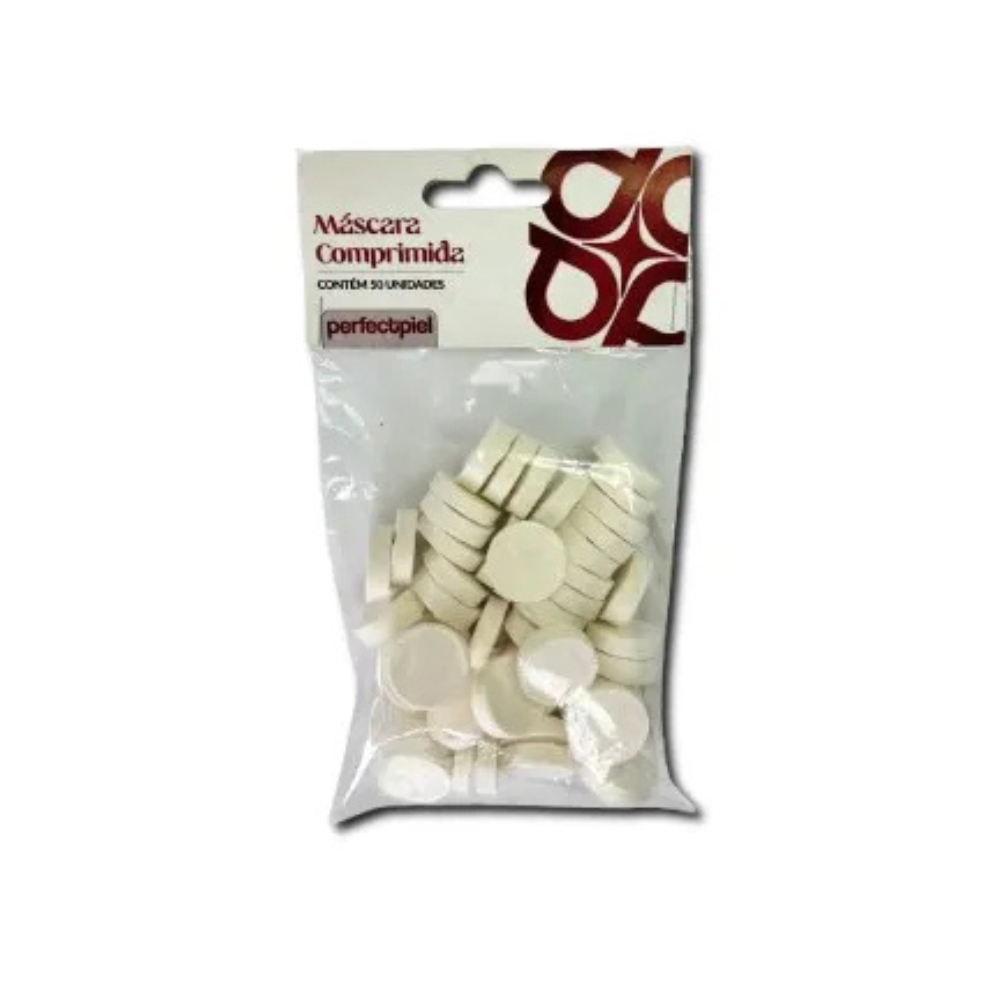Máscara Comprimida Facial PerfectPiel 50 Unidades