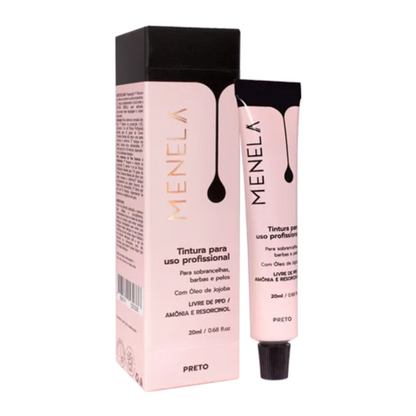 Tintura Menela 20ml Profissional Preto