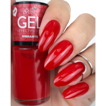 Esmalte Bella Brazil Efeito Gel Cremoso 825 Vibrante 9ml