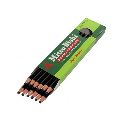 Lápis Dermatográfico Mitsubishi Preto
