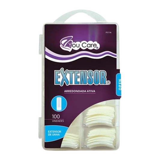 Tips Extensor De Unhas Arredondada Ativa 100 Unidades You Care