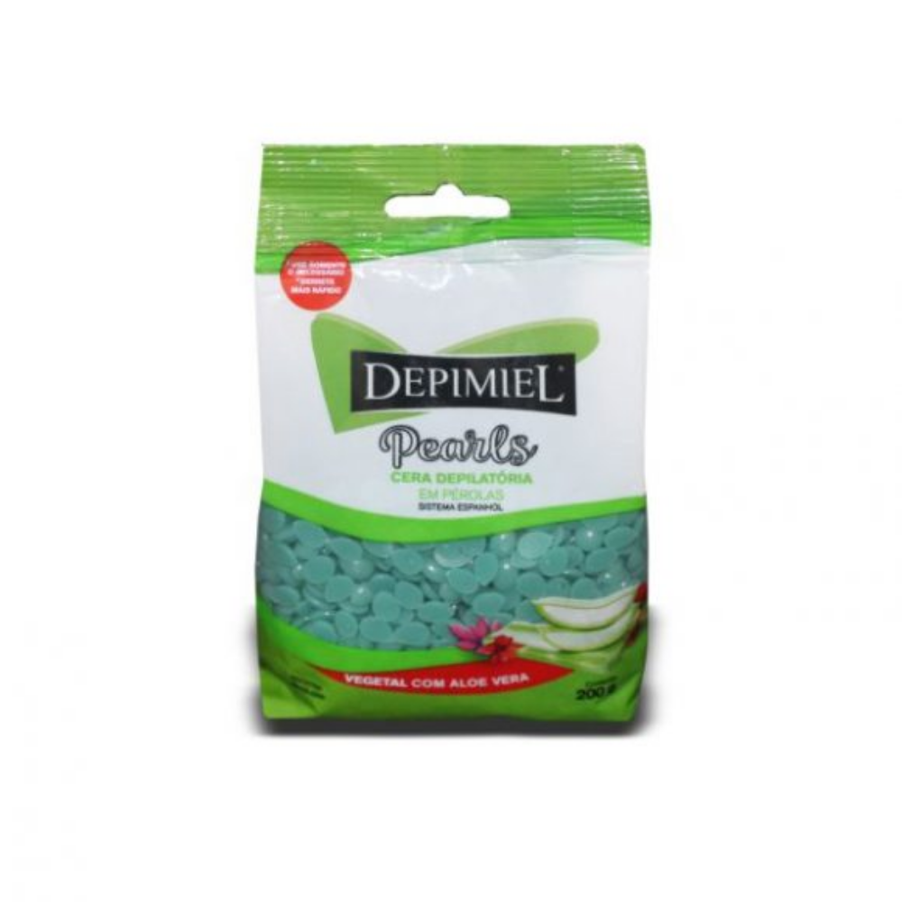 Cera Em Pérolas Vegetal Depimiel 200g
