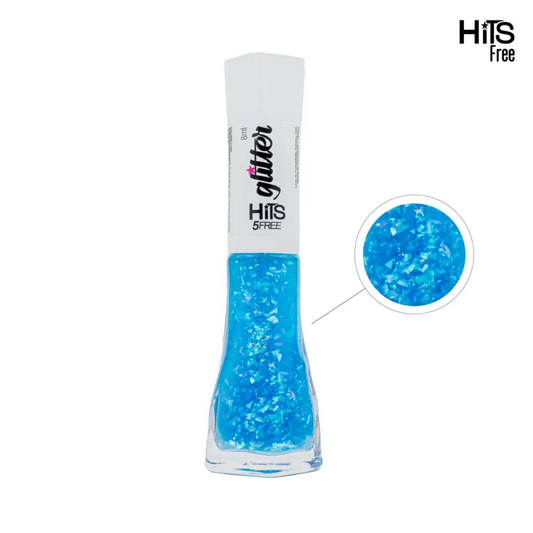 Esmalte Hits Glitter Blueberry 8ml