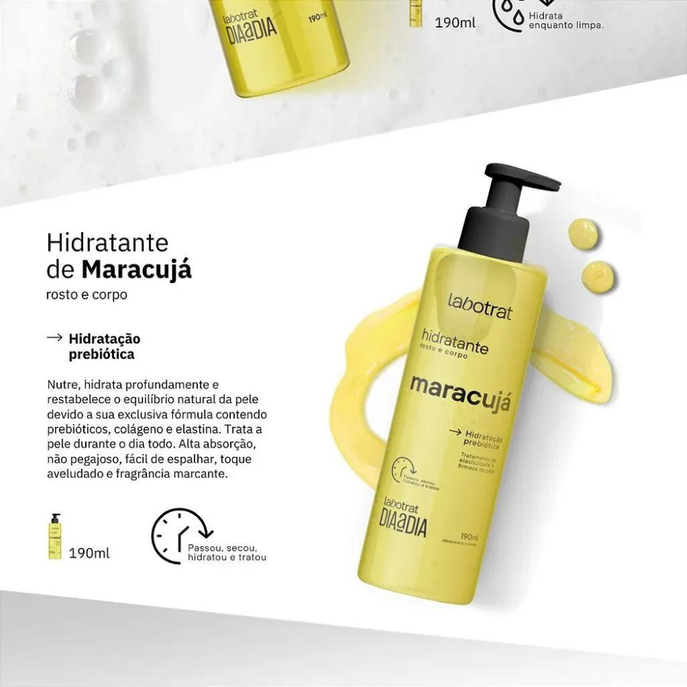 Creme Hidratante Labotrat 190ml Maracujá