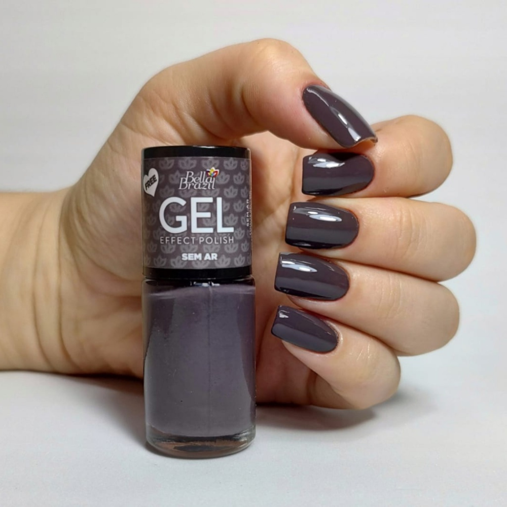 Esmalte Bella Brazil Efeito Gel Cremoso 822 Sem Ar 9ml