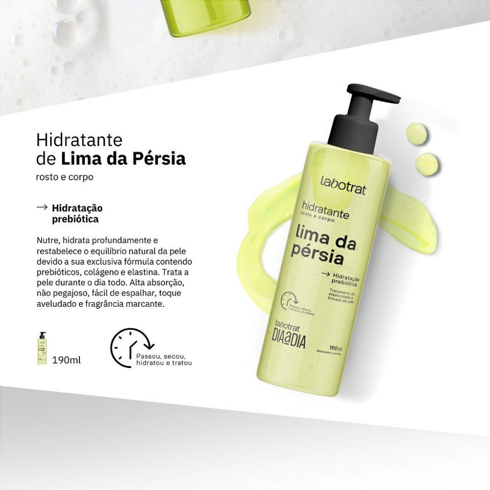 Creme Hidratante Labotrat 190ml Lima Da Pérsia