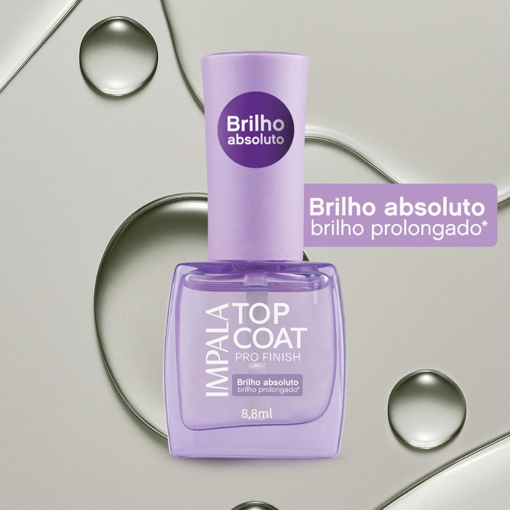 Top Coat  Impala Pro Finish Brilho Absoluto 8,8ml