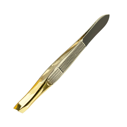 Pinça Chanfrada Dourado Solingen