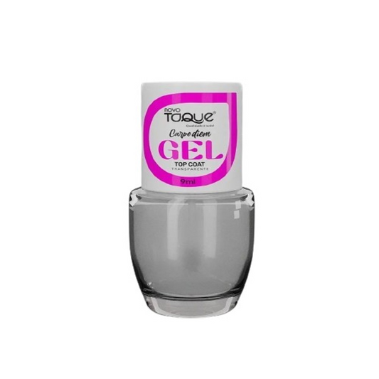 Top Coat Novo Toque Transparente Gel 9ml