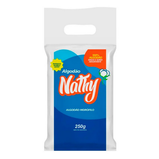 Algodão Em Rolo Hidrófilo 250g Nathy