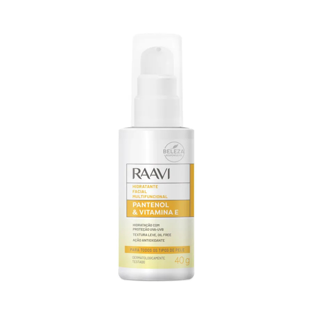 Hidratante Facial Com Proteção Fps 30 Multifuncional Raavi 40g
