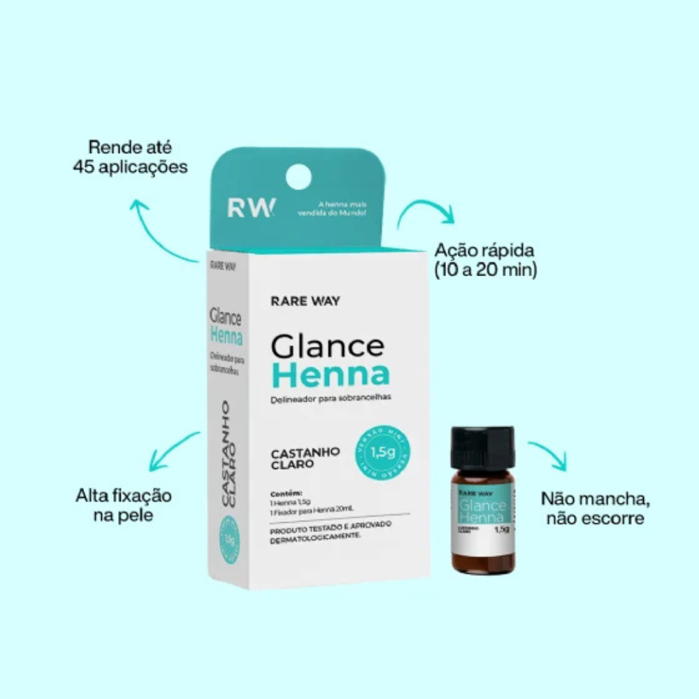 Kit Iniciante Para Sobrancelhas Rare Way Glance