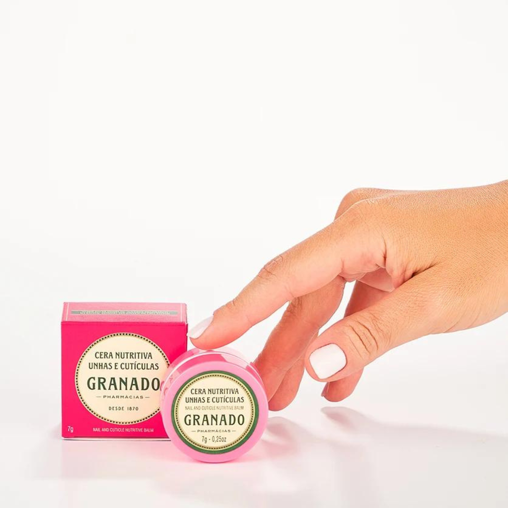 Cera Nutritiva Granado 7g Pink Para Unhas E Cutículas