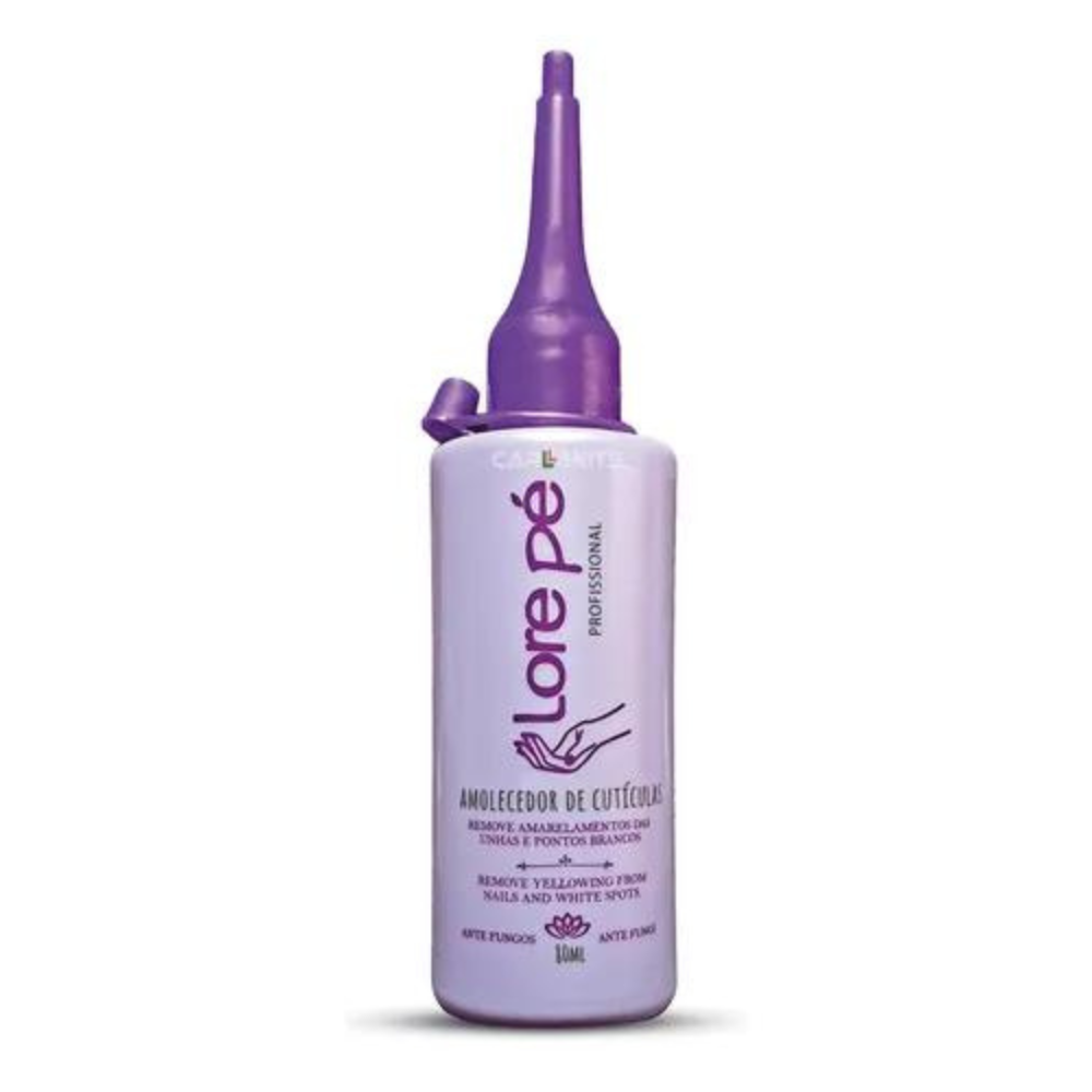 Líquido Amolecedor De Cutículas Lore Pé 80ml