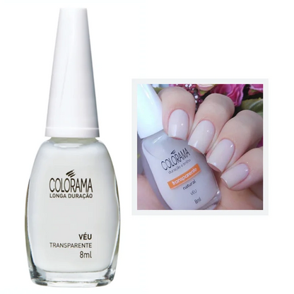 Esmalte Colorama Transparente Véu - Branco