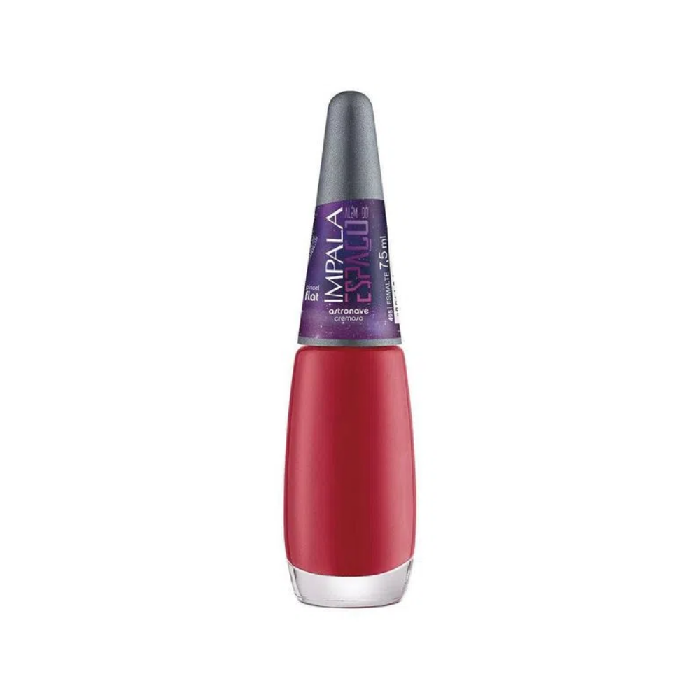 Esmalte Impala Cremoso Astronave 7,5ml - Vermelho - Além Do Espaço