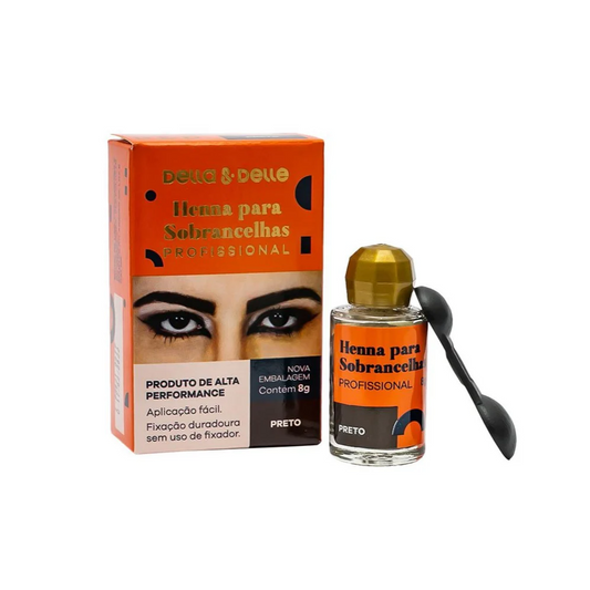 Henna Della E Delle 8g Preto - Preto
