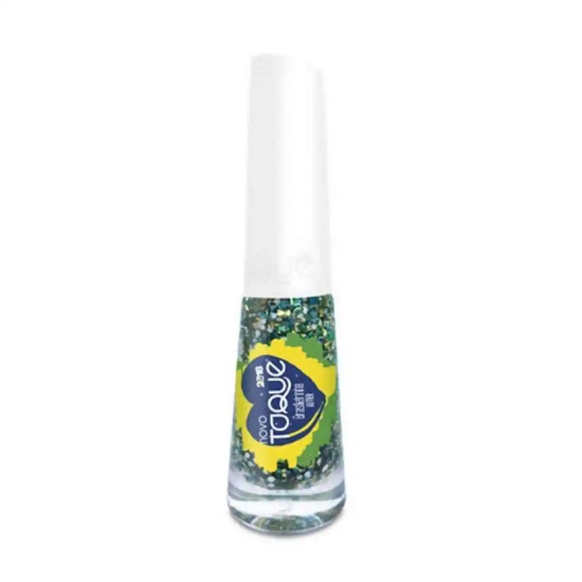 Esmalte Novo Toque Glitter Brasileirinha 8ml