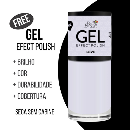 Esmalte Bella Brazil Efeito Gel Cremoso 864 Leve 9ml