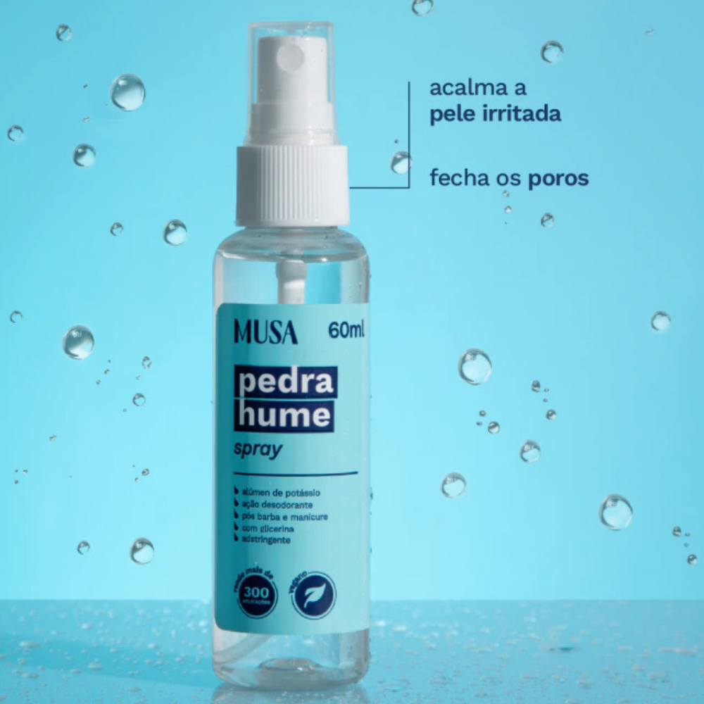 Pedra Hume Spray Musa 60ml
