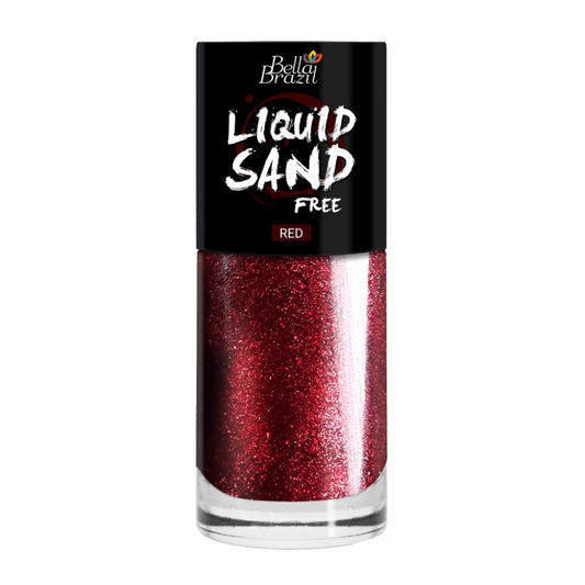 Esmalte Bella Brazil Liquid Sand 1303 Red 9ml