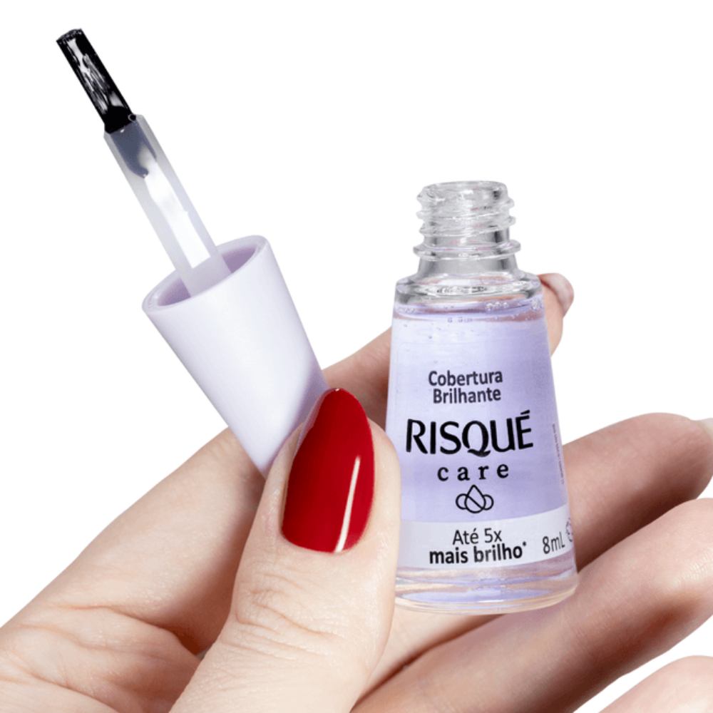 Esmalte Risqué Care Cobertura Brilhante 8ml