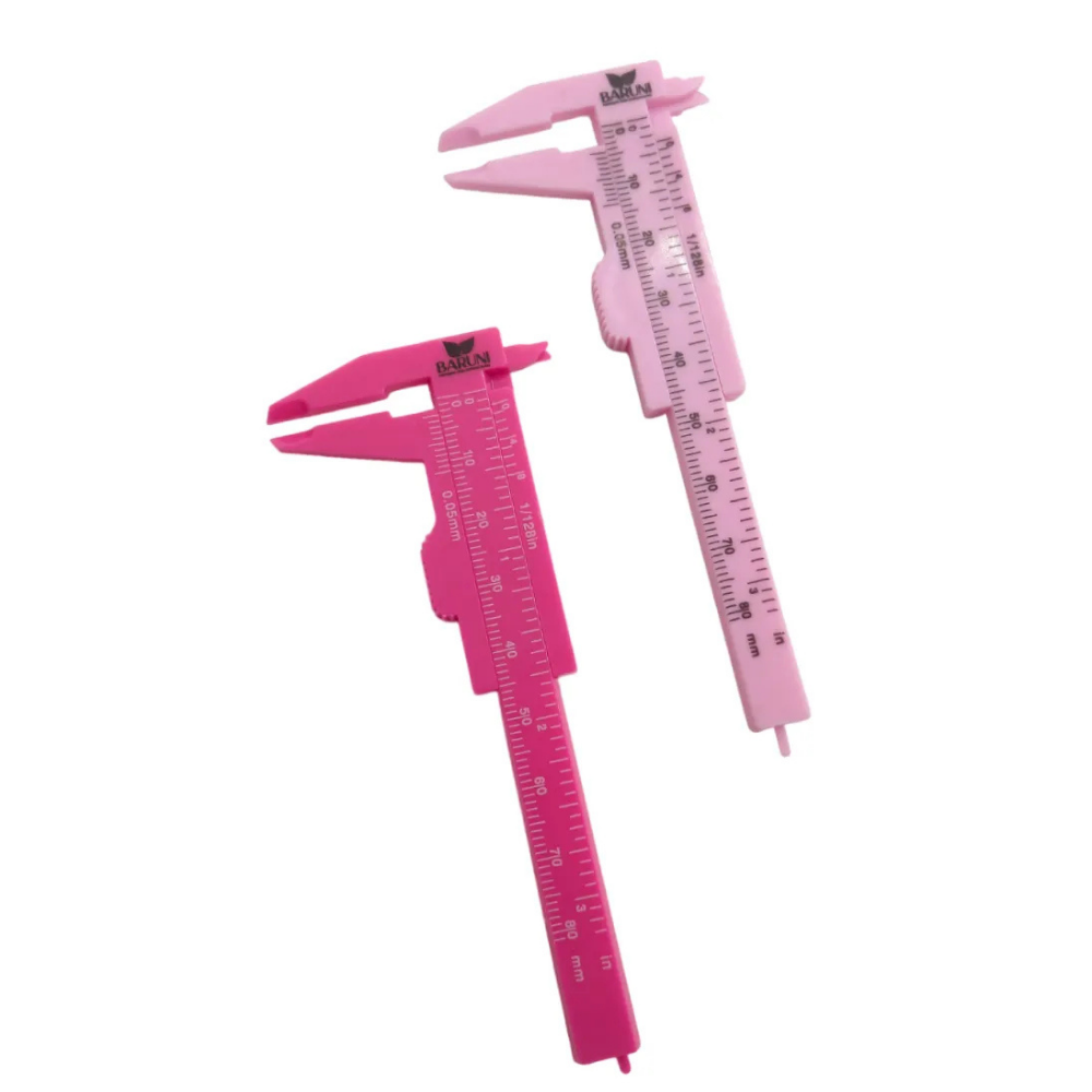 Paquímetro Pequeno 8cm Pink Baruni