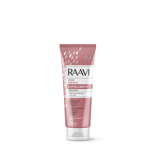 Creme Esfoliante Corporal de Arroz Raavi 100g