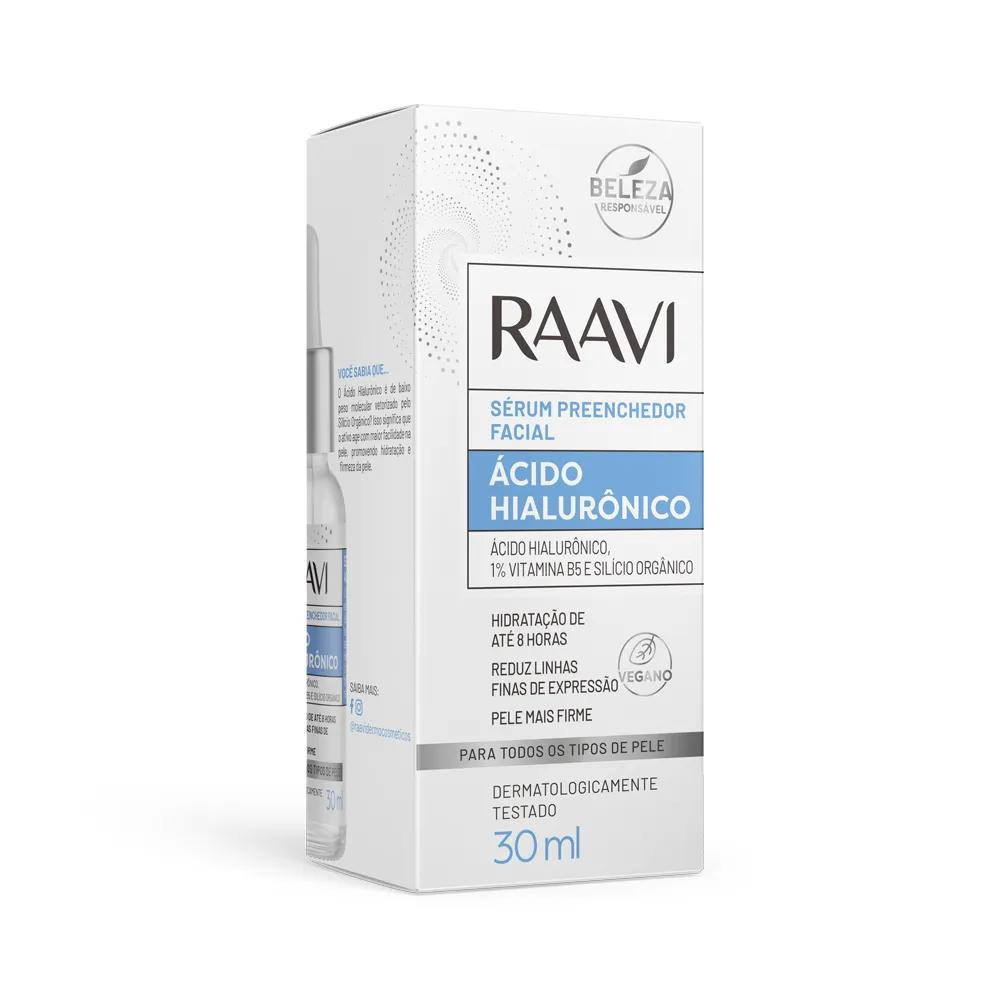 Sérum Facial Preenchedor Ácido Hialurônico Raavi 30ml