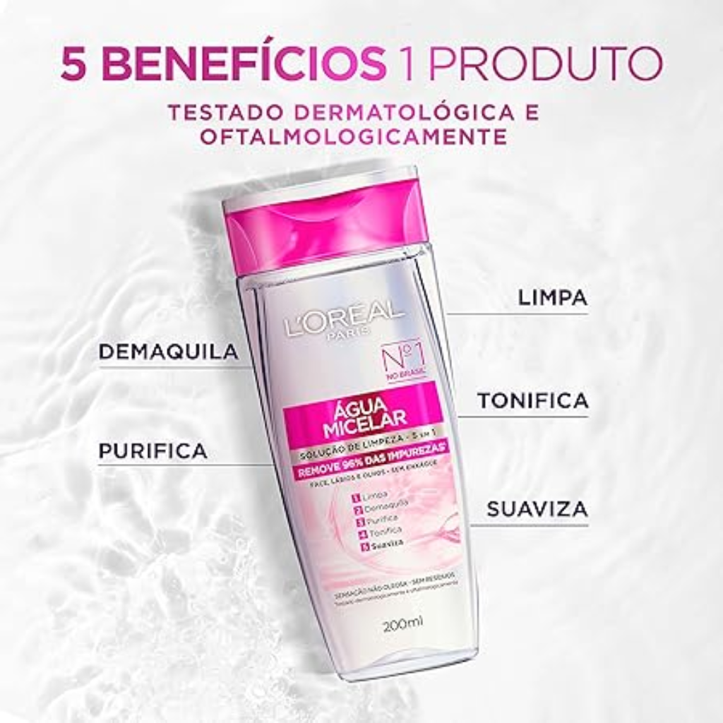 Água Micelar 200ml L'Óréal Paris