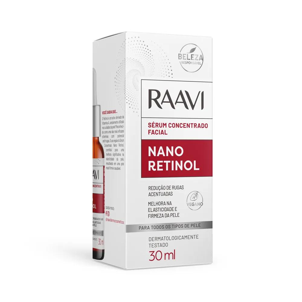 Sérum Facial Concentrado Nano Retinol Raavi 30g