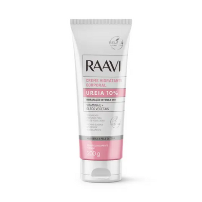 Kit Com 6 Creme Hidratante Ureia 10% Raavi 200g