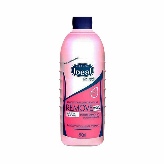 Removedor De Esmaltes Remove Mais Ideal 500ml