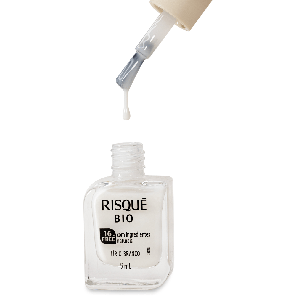 Esmalte Risqué Cremoso Bio 9ml Lírio Branco