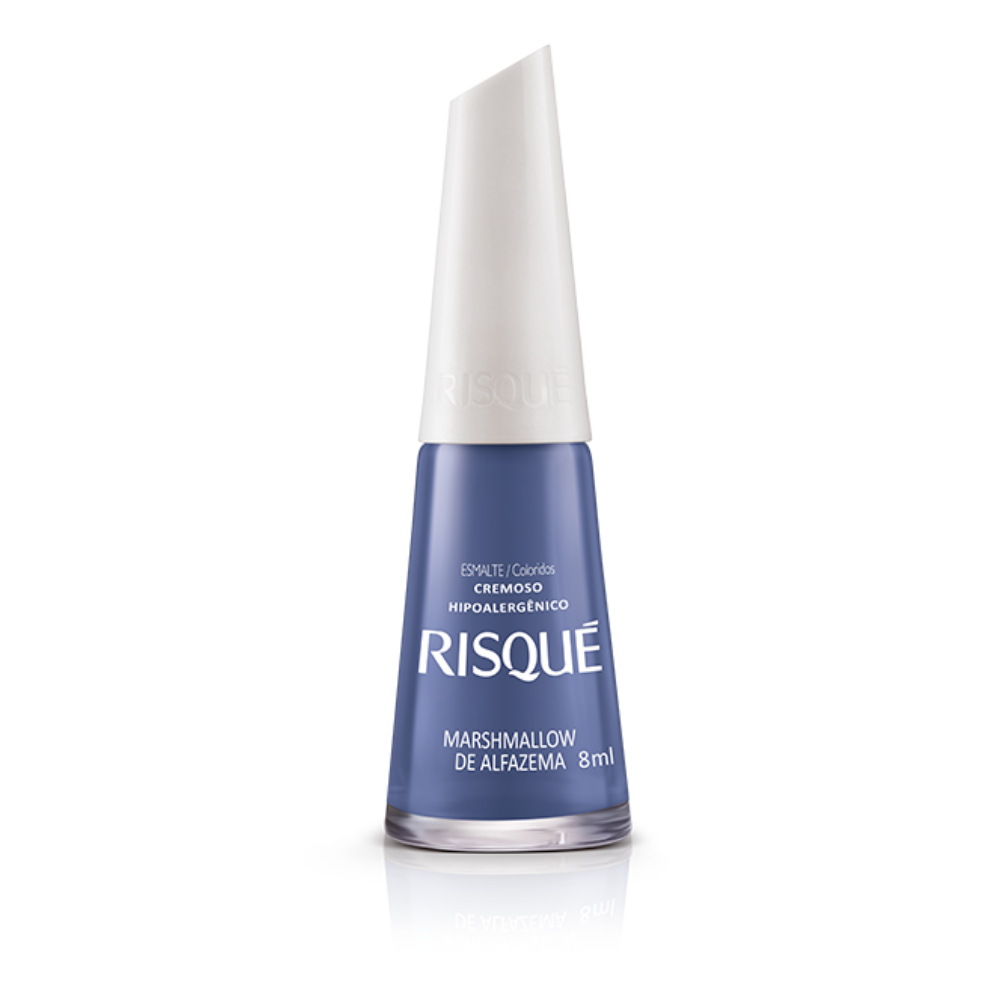 Esmalte Risqué Cremoso Marshmallow De Alfazema 8ml - Azul