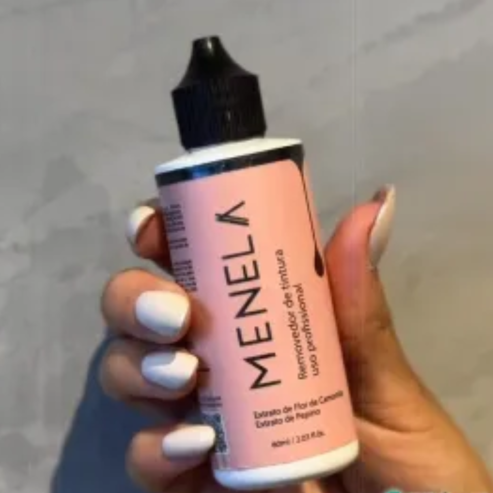 Removedor De Tintura De Sobrancelhas Menela 60ml