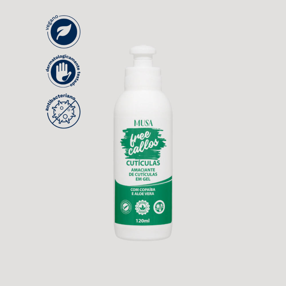 Amaciante De Cutículas Em Gel Free Callos Musa 120ml