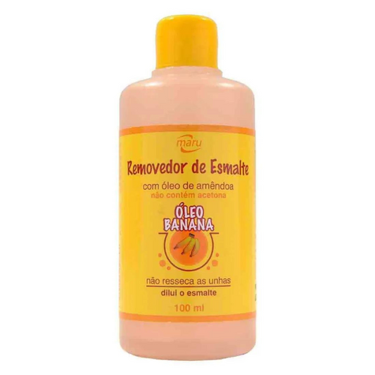 Removedor de Esmaltes com Óleo de Amêdoa Maru 100ml