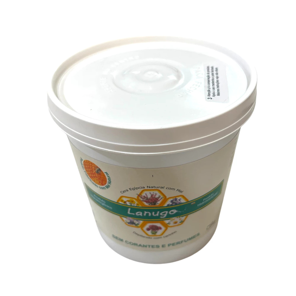 Cera Depilatória Egípcia Natural Mel Lanugo 1,2kg