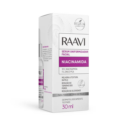 Sérum Facial Uniformizador Niacinamida Raavi 30g