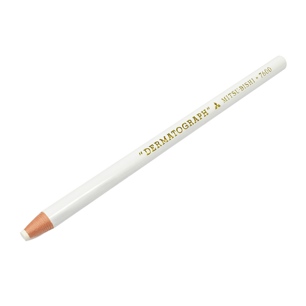 Lápis Dermatográfico Mitsubishi Branco 7600