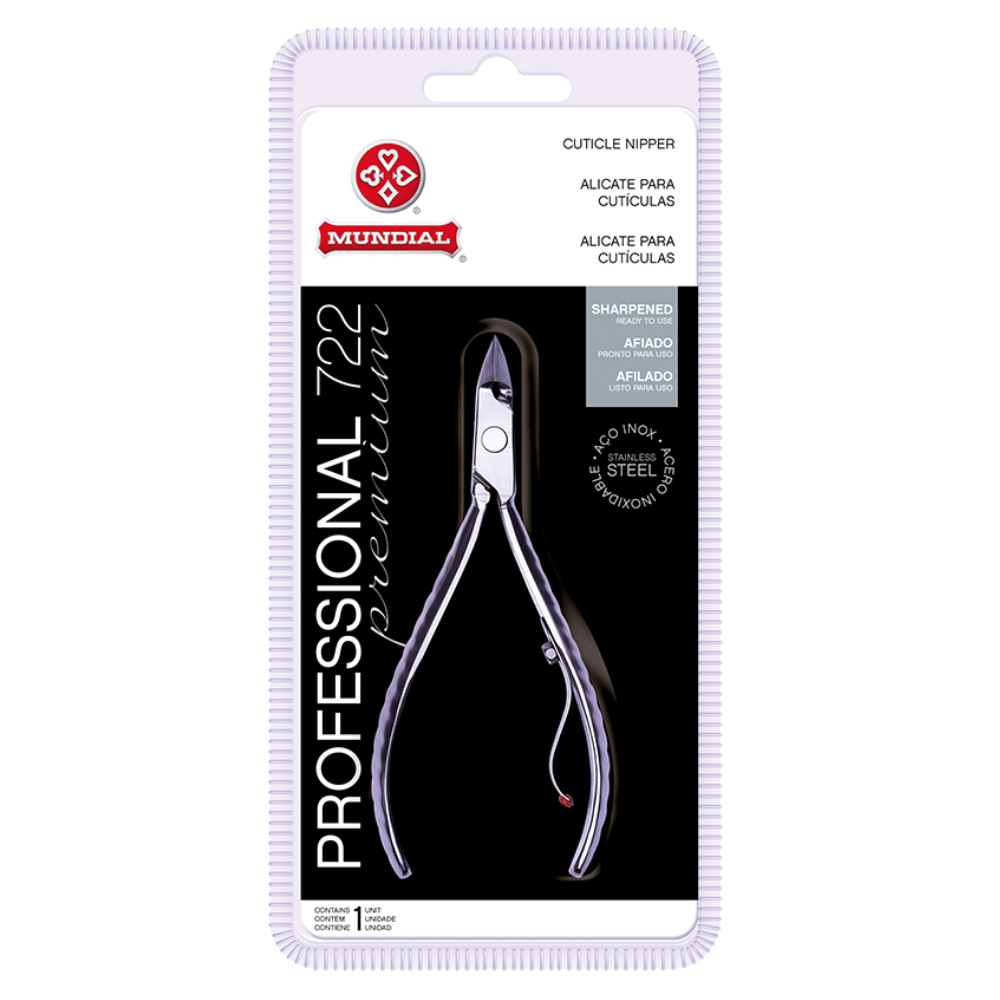 Alicate Para Cutículas Profissional 722 Premium Mundial