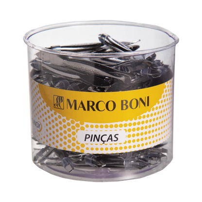 Mini Pinça Para Sobrancelhas Em Aço Carbono Com Ponta Reta Marco Boni