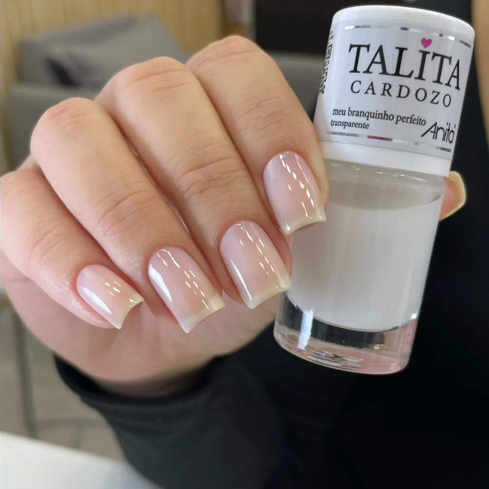 Esmalte Talita Cardozo By Anita Transparente Meu Branquinho Perfeito 10ml