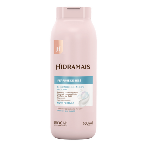 Loção Desodorante Corporal Perfume De Bebê Hidramais 500ml