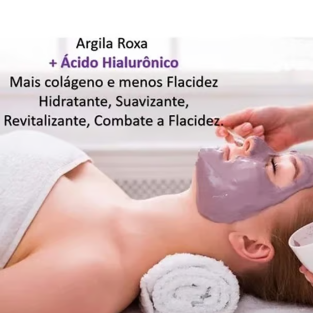 Argila Roxa Com Ácido Hialurônico Labotrat 100g