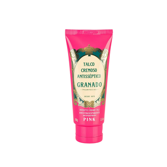 Talco Cremoso Antisséptico Granado Pink 100g