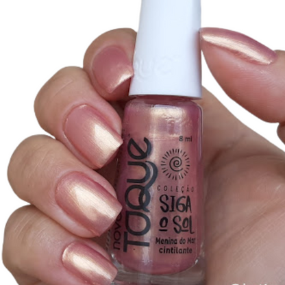 Esmalte Novo Toque Cintilante Menina Do Mar 8ml